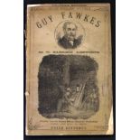 WILLIAM HARRISON AINSWORTH: GUY FAWKES, AN HISTORICAL ROMANCE, London, John Dicks circa 1875,