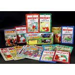 One box: modern RUPERT BEAR books and collectables
