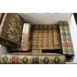 One box: bindings including MACMILLAN'S MAGAZINE, 1875-82 + THE VICTORIAN EMPIRE, 2 vols + GIBBONS