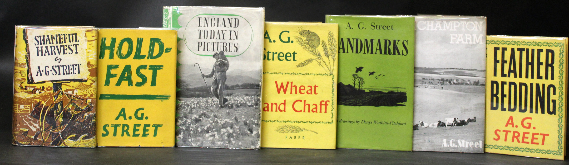 A G STREET: 6 titles: DITCHAMPTON FARM, London, Eyre & Spottiswoode, 1946, 1st edition, original