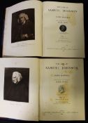 JAMES BOSWELL: THE LIFE OF SAMUEL JOHNSON, ed Roger Ingpen, London, Sir Isaac Pitman, 1907, 2