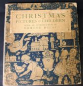 CHRISTMAS PICTURES BY CHILDREN, intro Edmund Dulac, London and Vienna 1922, 6th edition, 14 coloured