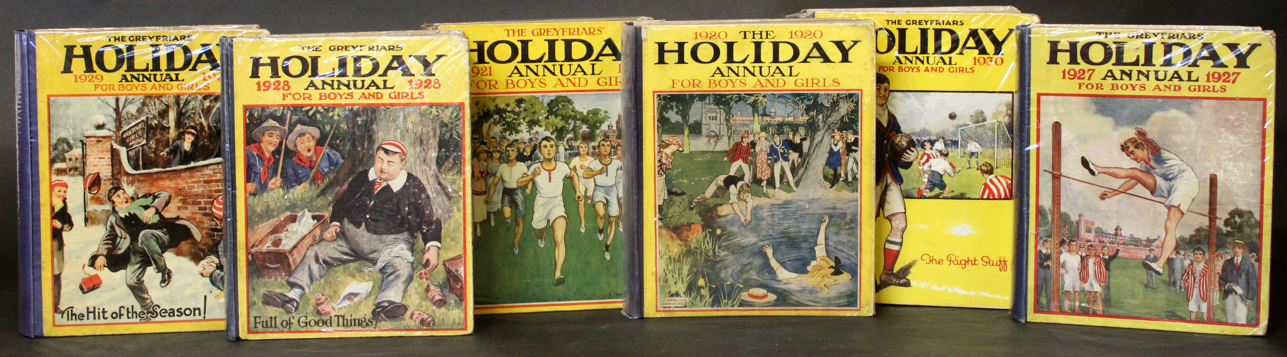 THE GREYFRIARS HOLIDAY ANNUAL 1920-30, 11 vols, 1920 annual title "The Holiday Annual", original - Image 2 of 3