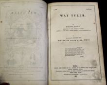 PIERCE EGAN: WAT TYLER, London, W S Johnson et al, 1851, "large" edition, modern calf backed boards