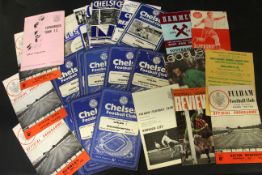 One box: assorted football programmes 1950-1976 including Charlton Athletic v Arsenal 1950 (27),