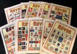 Packet: THE ROVER COMIC, 1950, 51 issues, full year, original wraps