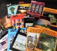 One box: Mixed including ART AND ARTISTS magazine, approx 60 issues, 1969-1977 + circa 20 assorted