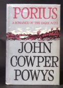 JOHN COWPER POYS: PORIUS A ROMANCE OF THE DARK AGES, London, MacDonald, 1951, 1st edition,