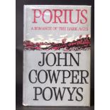 JOHN COWPER POYS: PORIUS A ROMANCE OF THE DARK AGES, London, MacDonald, 1951, 1st edition,