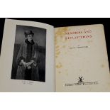 LAURA, LADY TROWBRIDGE: MEMORIES AND REFLECTIONS, London, William Heinemann, 1925, 1st edition,