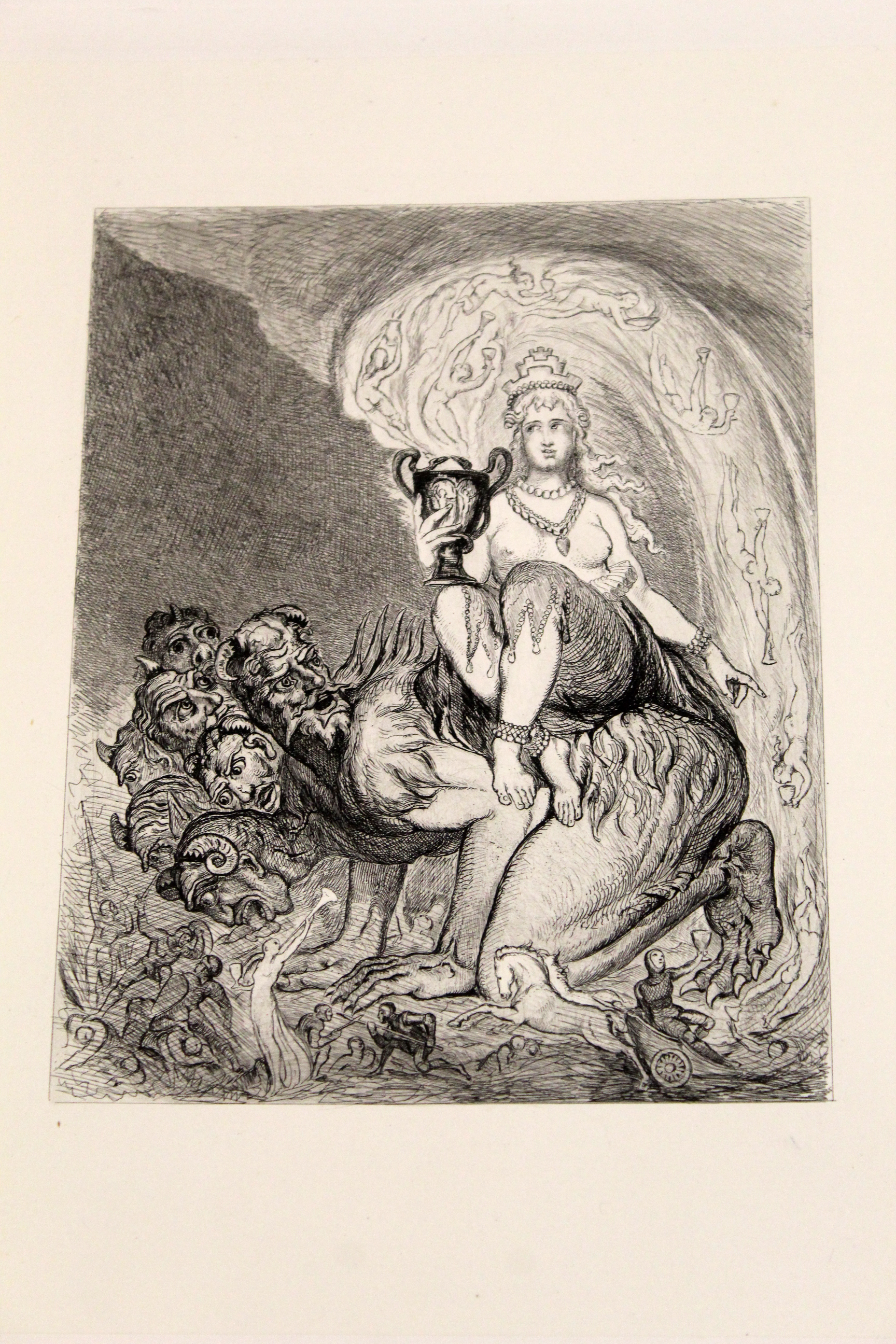 WILLIAM BELL SCOTT: WILLIAM BLAKE, ETCHINGS FROM HIS WORKS, London, Chatto & Windus, 1878, 1st - Image 3 of 4