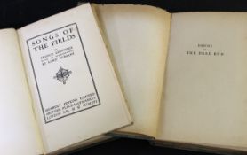 FRANCIS EDWARD LEDGWIDGE: SONGS OF THE FIELDS, intro Lord Dunsany, London, Herbert Jenkins 1916, 1st