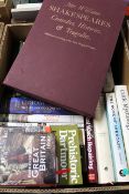 One box: mixed including WORLD/CELTIC MYTHOLOGY, CLASSICAL MYTHS, OXFORD DICTIONARY OF THE CLASSICAL