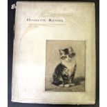 HENRY HAVARD: UN PEINTRE DE CHATS MADAME HENRIETTE RONNER, Paris, Boussod Valadon, circa 1890,