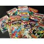 One box: SPIDER-MAN COMICS WEEKLY, 1973-75, Nos 14, 16-20, 22, 28-29, 32-60, 62-75, 77-83, 90-150,