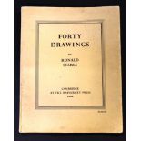 RONALD SEARLE: FORTY DRAWINGS, Cambridge University Press, 1946, 4to, original printed boards