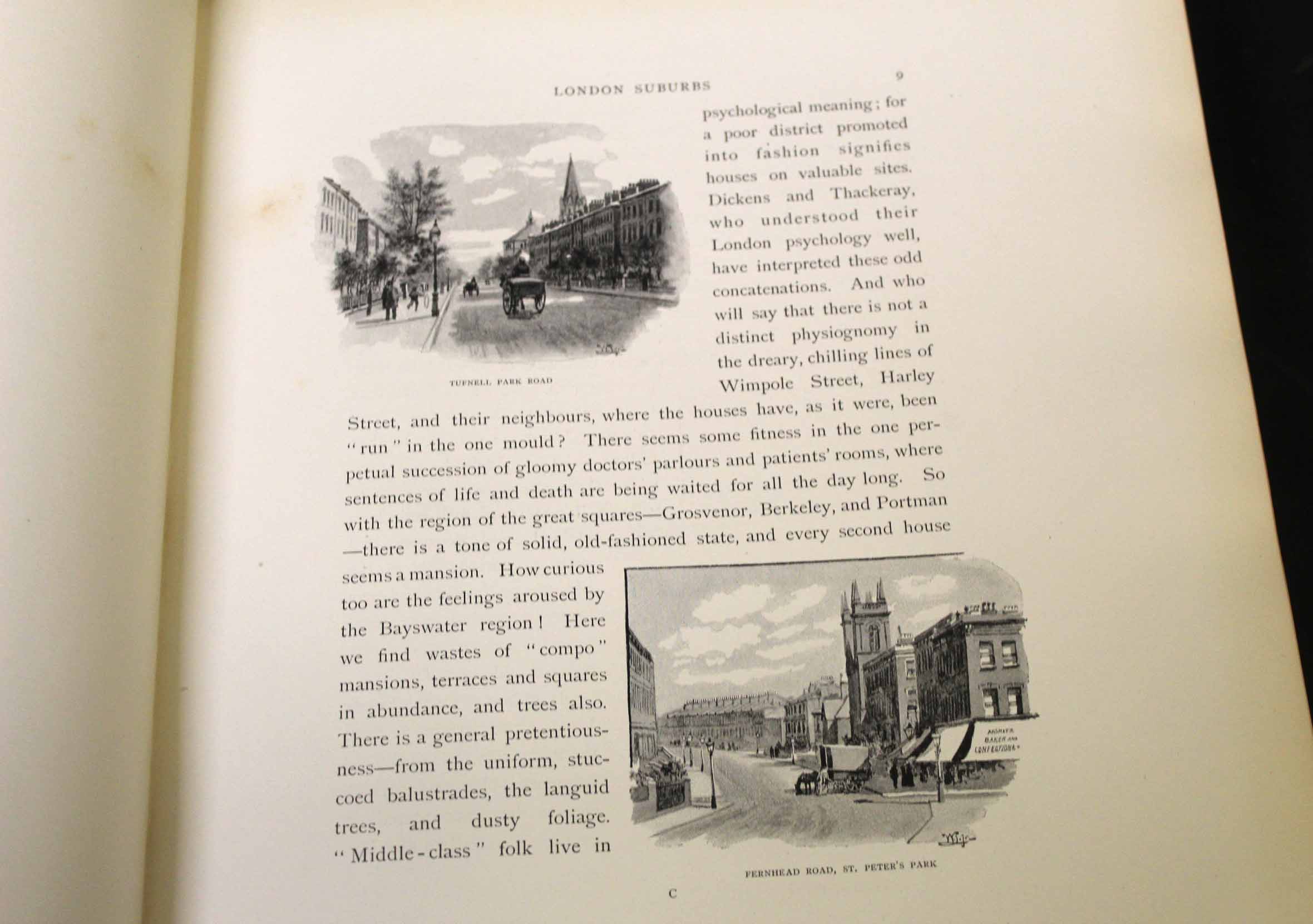 PERCY FITZGERALD: LONDON CITY SUBURBS AS THEY ARE TO-DAY, ill William Luker, London, The - Image 3 of 4