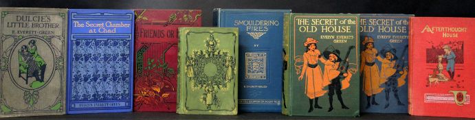 EVELYN EVERETT-GREEN: 8 titles; SMOULDERING FIRES, ill E H Shepard, London, Edinburgh, Dublin and