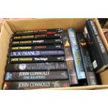 One box: DICK FRANCIS, JOHN CONNOLLY