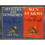 EVELYN WAUGH: 2 titles: MEN AT ARMS, London, Chapman & Hall, 1952, 1st edition, original cloth, dust