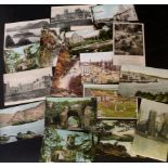 Small packet: 48 postcards pertaining to Ireland including Killarney + Dublin, Queen's College,