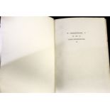 JOHN DRINKWATER: PERSEPHONE, New York, William Edwin Rudge, 1926, [550], uncut, original black