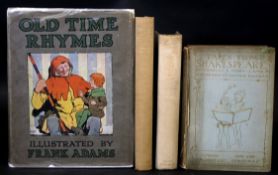 OLD TIME RHYMES, ill Frank Adams, London, Glasgow and Bombay, Blackie, 1915, 1st edition, 36