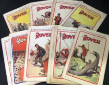 Packet: THE ROVER COMIC, 1931, October-December, 13 issues, original wraps