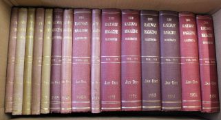 One box: THE RAILWAY MAGAZINE 15 vols, 1942-1956, vol 88-102