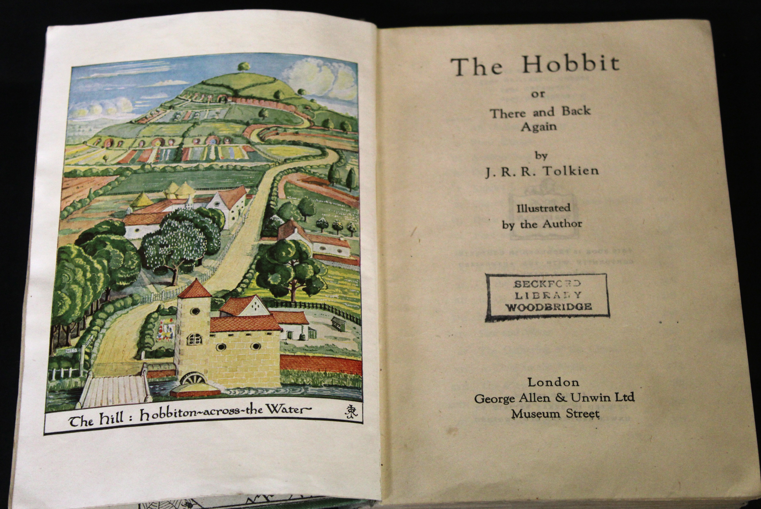 JOHN RONALD REUEL TOLKIEN: THE HOBBIT, London, George Allen & Unwin, 1946, reprint, coloured