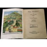 JOHN RONALD REUEL TOLKIEN: THE HOBBIT, London, George Allen & Unwin, 1946, reprint, coloured