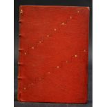 JOHN BUNYAN: THE PILGRIM'S PROGRESS, London, Arthur L Humphreys, 1906, "The Royal Library Sef D'