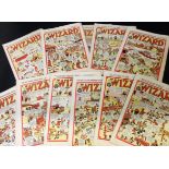 Packet: THE WIZARD COMIC, 1949, 51 issues, full year + December 22nd 1934 issue, original wraps