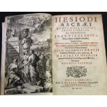 HESIOD: HESIODI ASCRAEI QUAECUMQUE EXTANT GRAECE ET LATINE EX RECENSIONE JOANNIS CLERICI...,