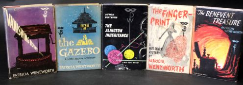 PATRICIA WENTWORTH: 5 titles: VANISHING POINT, London, Hodder & Stoughton, 1955, 1st edition,