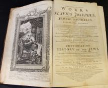 FLAVIUS JOSEPHUS: THE WHOLE GENUINE AND COMPLETE WORKS...ALSO A CONTINUATION OF THE HISTORY OF THE