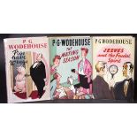P G WODEHOUSE: 3 titles: THE MATING SEASON, London, Herbert Jenkins [1949], 1st edition, original