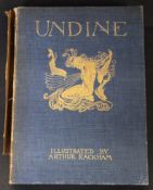 FRIEDRICH DE LA MOTTE FOUQUE: UNDINE, ill A Rackham, London and New York, 1909, 1st trade edition,