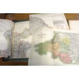 EDWARD WELLER: ATLAS OF THE BRITISH ISLES, London, Cassell, Petter & Galpin [circa 1860s], 48pp of