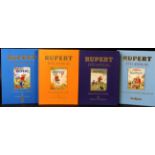 RUPERT, facsimile editions of 1953, 1955, 1957-58 annuals, all in slip-cases with certificates (4)