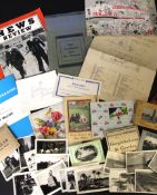 One box: ephemera including small carton of photographic views