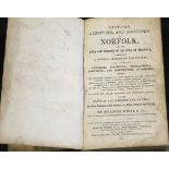 WILLIAM WHITE: HISTORY GAZETTEER AND DIRECTORY OF NORFOLK, 1854, original blind stamped calf,