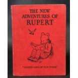 THE NEW ADVENTURES OF RUPERT, [1936] annual, ownership panel with pencil inscription, picture