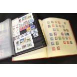 Sweden collection mint and used stamps in album in stock book, more modern issues, mainly
