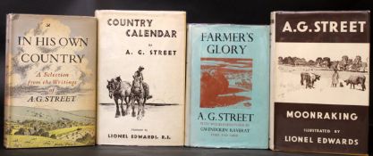 A G STREET: 4 titles: FARMER'S GLORY, ill Gwendolen Raverat, London, Faber & Faber, 1934, 1st