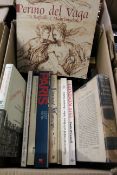 One box: Art/Architecture interest including CLAUDE LORRAIN + MASTER DRAWINGS FROM THE COURTAULD