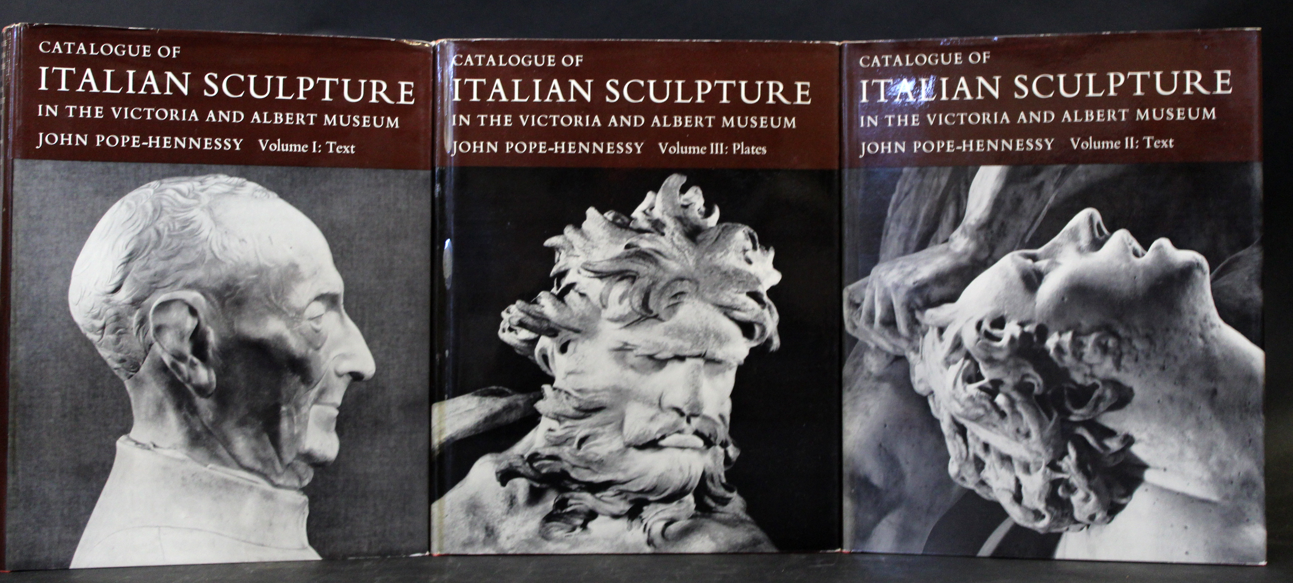 JOHN POPE-HENNESSY: CATALOGUE OF ITALIAN SCULPTURE IN THE VICTORIA AND ALBERT MUSEUM, London,