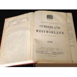 KELLY'S DIRECTORY OF CUMBERLAND AND WESTMORLAND, 1910, 2 folding maps, original blind stamped