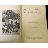 JAMES SUGHERLAND: THE ADVENTURES OF AN ELEPHANT HUNTER, London, MacMillan 1912, 1st edition,