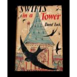 DAVID LACK: SWIFTS IN A TOWER, London, Methuen, 1956, 1st edition, original cloth, dust-wrapper